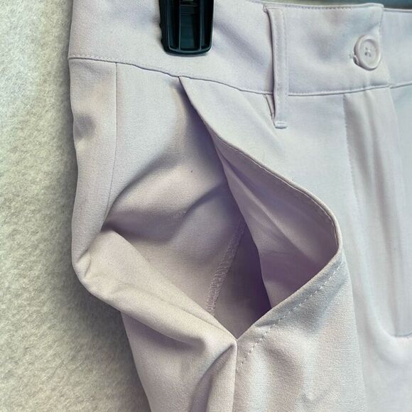 NWT WILD FABLE Dress Pants Womens Size 8 Light Violet Pleated High-Rise Wide Leg - Picture 8 of 16